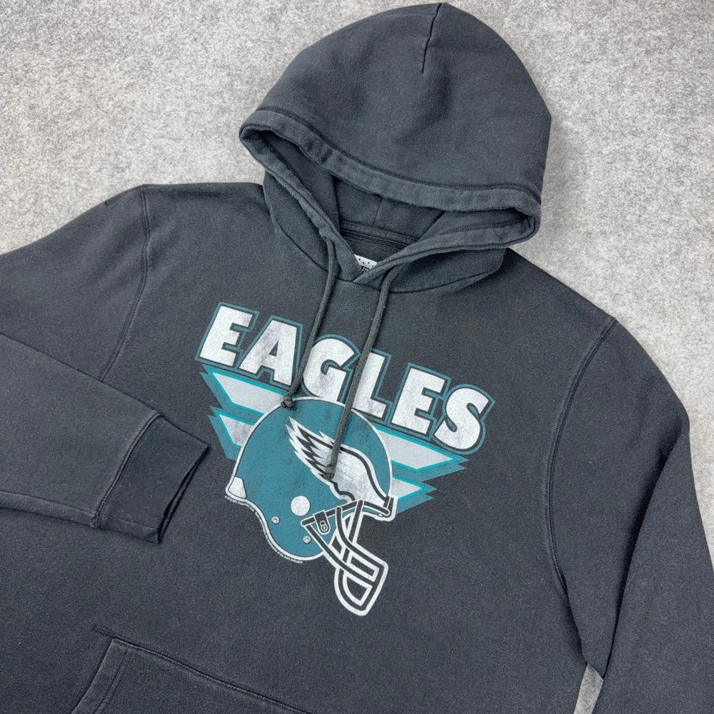 Philadelphia Eagles Hoodie Mens XXL 2XL Black Helmet Graphic NFL Football 2013